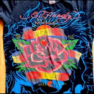 women’s ed hardy t-shirt